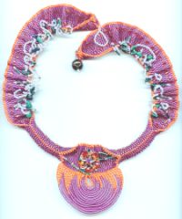 handmade beaded necklace - complamentary