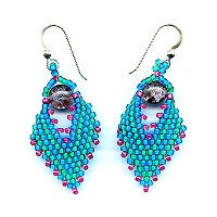 handmade beaded earrings - Arpeggio