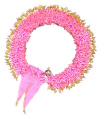 Necklace - Hot Pink Fuzzy