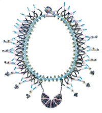 Handmade beaded necklace - Cascadia