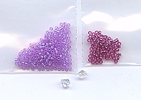 HJarmony lavendar beaded earrings kits