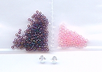 Painted lady beaded earring kits