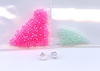 peppermint ice beaded earrings kit
