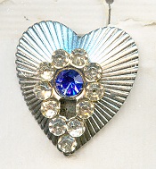 two rose rhinestone necklaces.