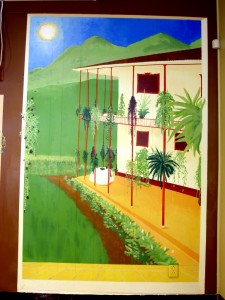 Bread and Chocolate's Mural Painted Summer ©2011 by Patricia C Vener,