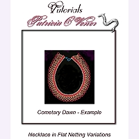 tutorial for flat bead netting variations. 2012, Patricia C Vener