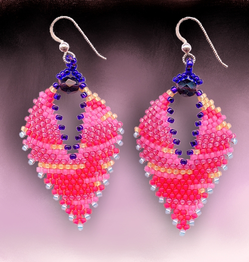 Shawl earrings - Sailor's Delight